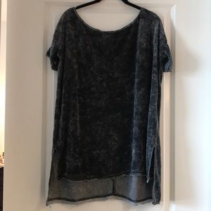 Free People velvet top